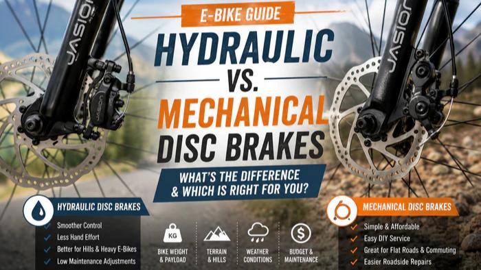 Hydraulic vs Mechanical Disc Brakes: What Actually Matters on an E-Bike?